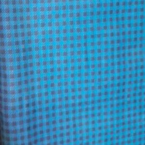 Blue Check Cotton Fabric