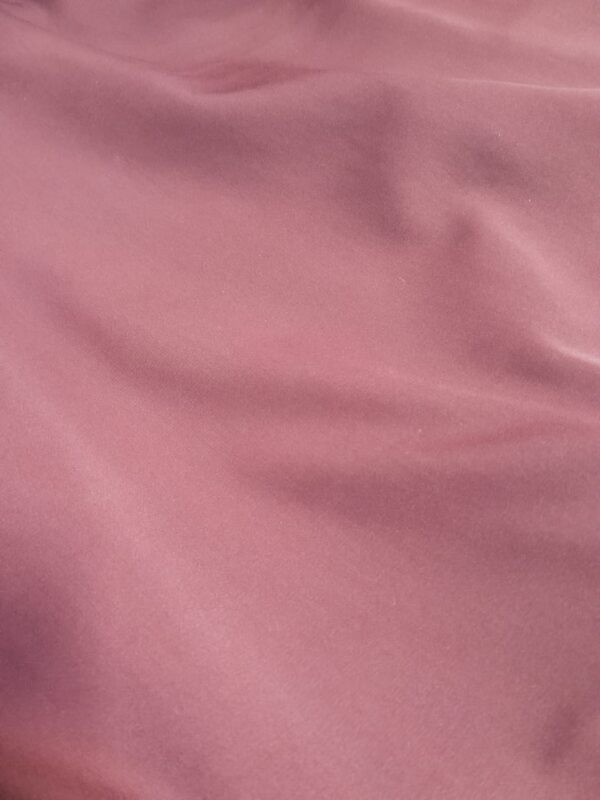 Yūgao Mauve – Japanese Solid Satin Touch Fabric - Image 3
