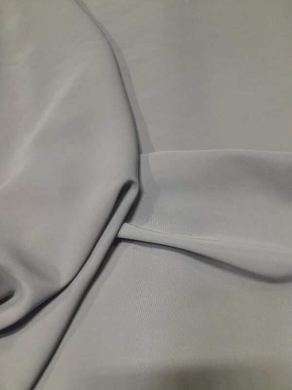 Kumo Grey – Japanese Solid Satin Touch Fabric