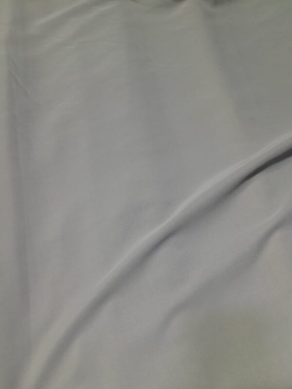 Kumo Grey – Japanese Solid Satin Touch Fabric - Image 3