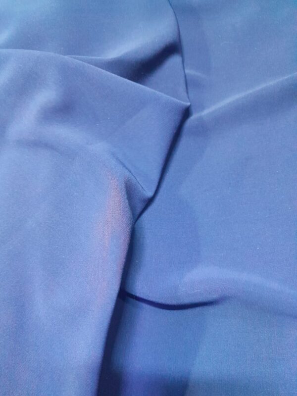 Navy Bloom Japanese Premium Satin Cotton – Smooth Finish Elegance