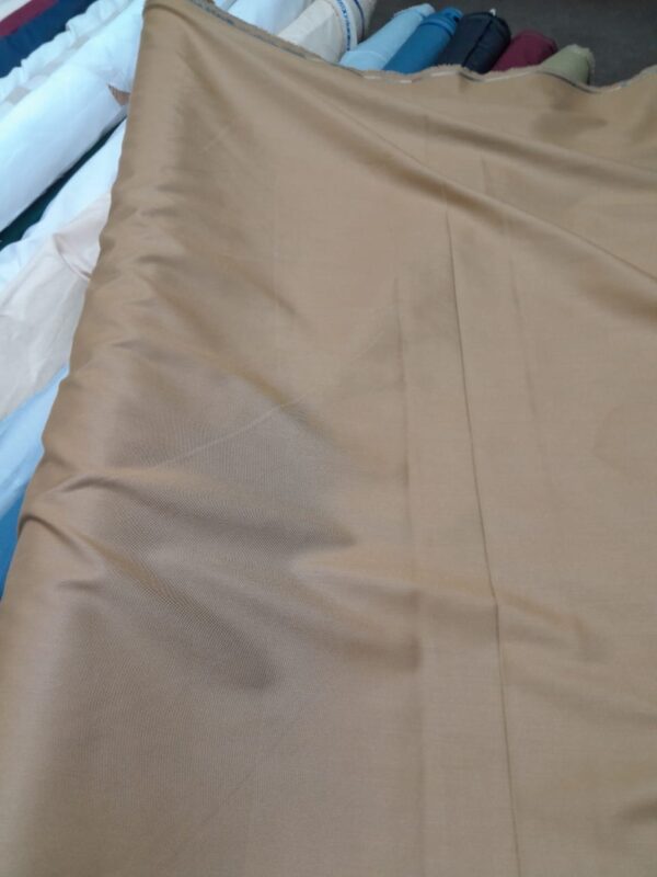 Camel Brown Poly-Viscose Suiting Fabric"