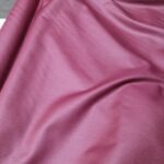 Maroon Satin Finish Poly-Viscose Suiting Fabric
