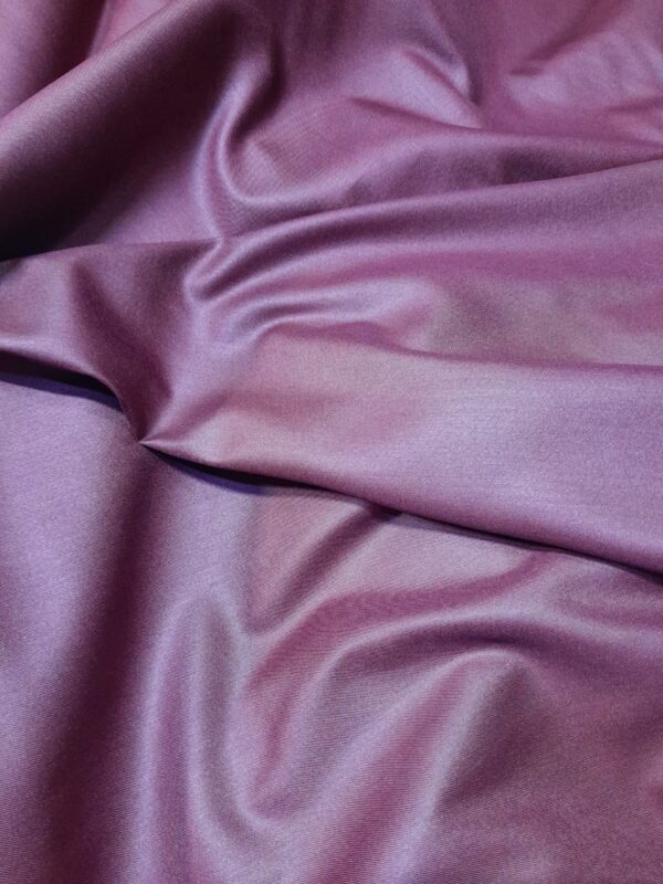 Plum Purple Polyester Satin Fabric
