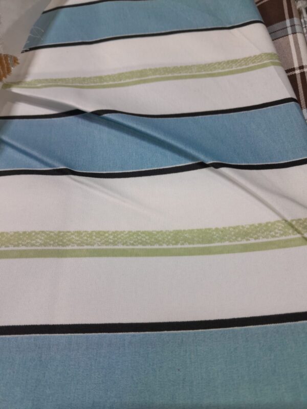 Premium Blue & White Striped Shirt Fabric – Cotton Blend – Casual Wear (Shirt Piece)