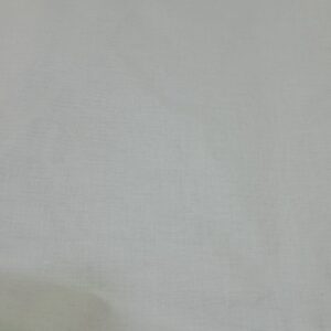 Soft White Pure Cotton Plain Weave Fabric – Lightweight & Breathable for Shirts, Kurtas & Lining"