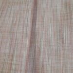 Multicolor Handwoven Slub Cotton Fabric in Pastel Stripes
