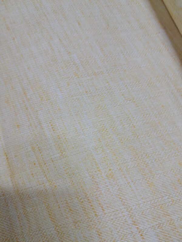 Pastel Yellow Cotton Slub Fabric