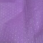 Dark Purple Dobby Fabric – Vertical Dotted Stripe Pattern