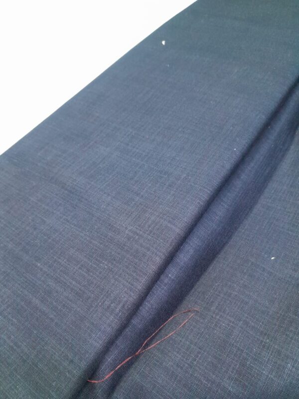 Navy Blue Poly-Viscose Suiting Fabric - Image 2