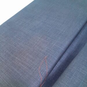 Navy Blue Poly-Viscose Suiting Fabric