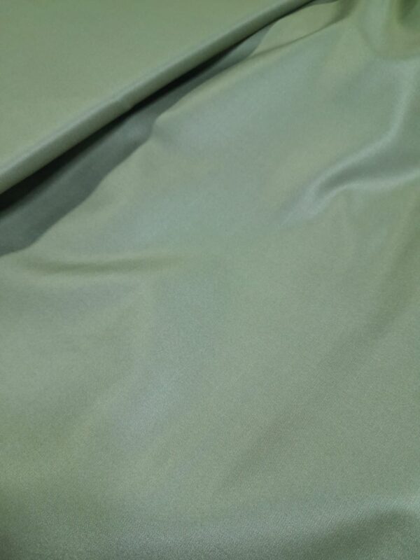 Olive Green Poly-Viscose Suiting Fabric